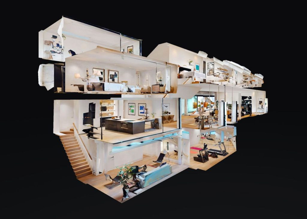 3D image virtual tour of real estate listing